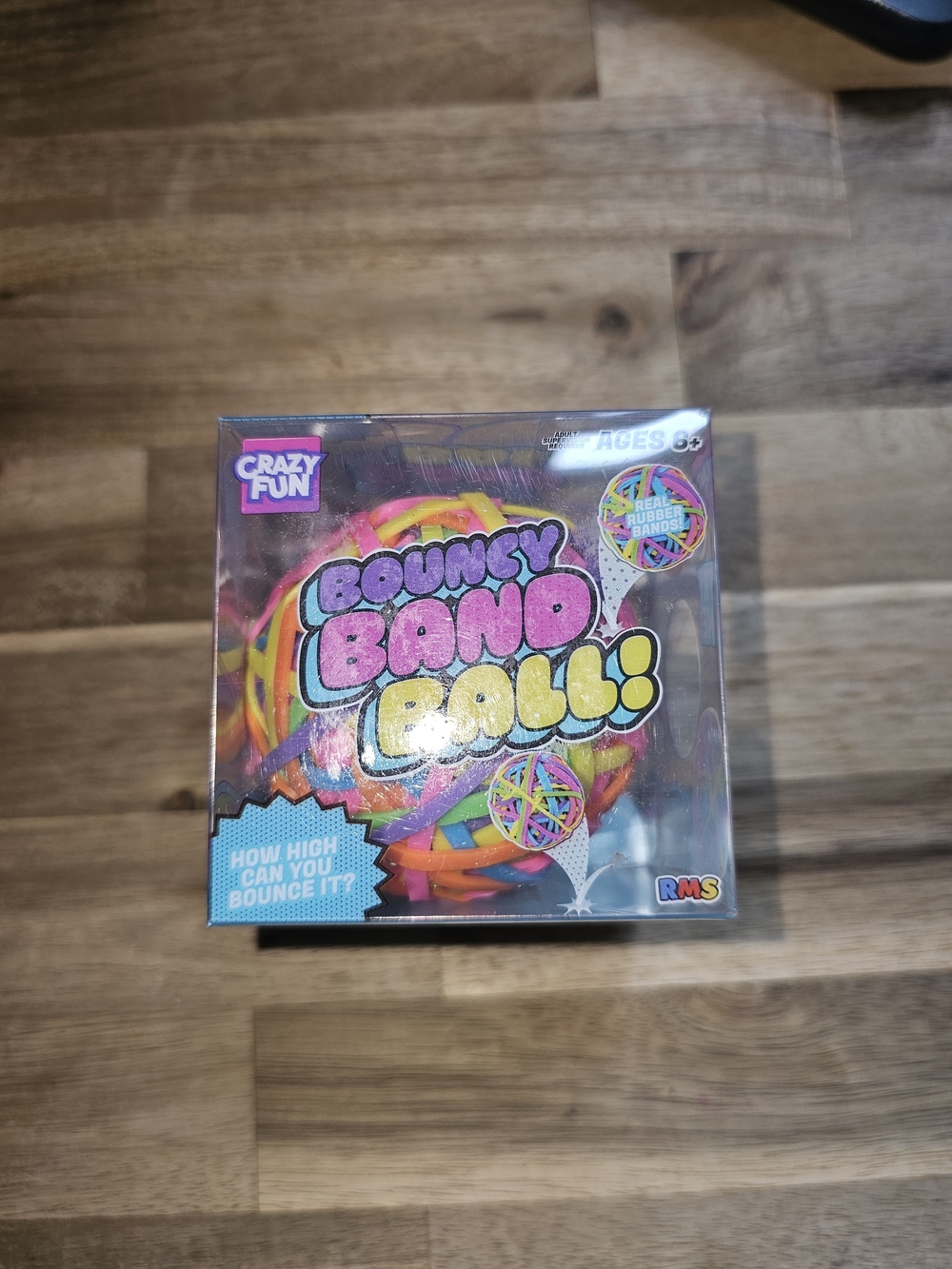 Crazy Fun Bouncy Band Ball - Multicolor Kids Toy